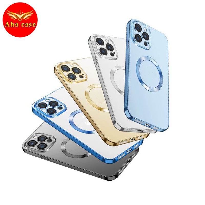 Ốp lưng iphone viền xi hở táo cho IPhone 13, 13 Promax, đẹp sang trọng, vỏ case ip13 Pro max dẻo Silicon, Mã OVK