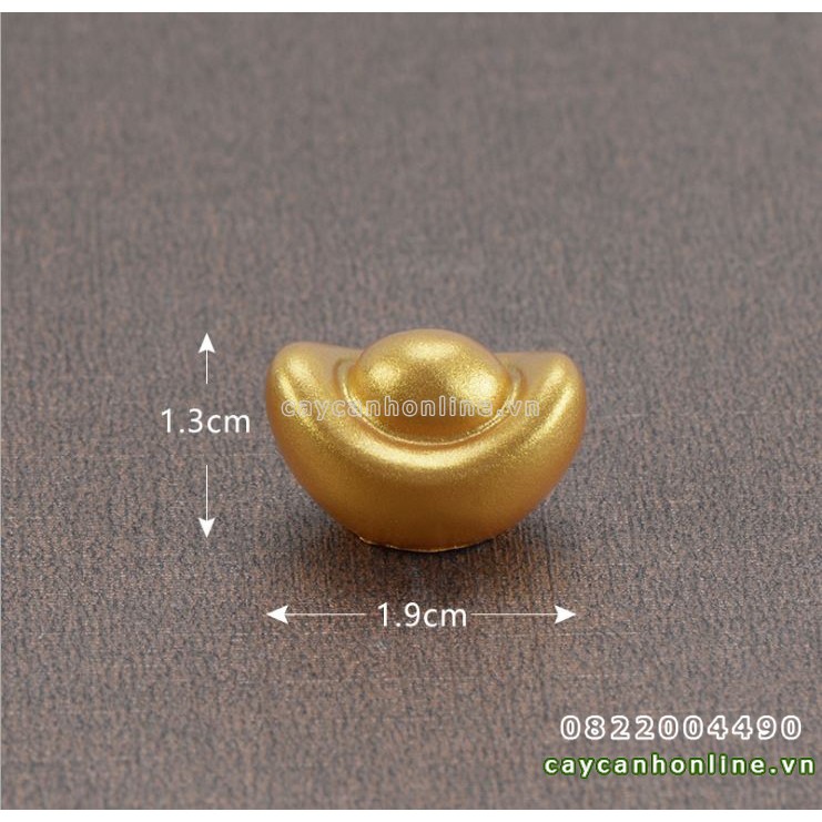 Thỏi vàng tài lộc mô hình cục vàng phong thủy may mắn | BigBuy360 - bigbuy360.vn