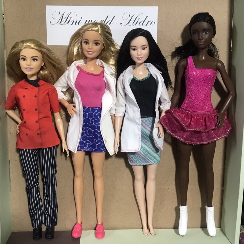 Búp bê Barbie Fashionistas da đen nghề nghiệp vintage cổ điển chính hãng mã S63