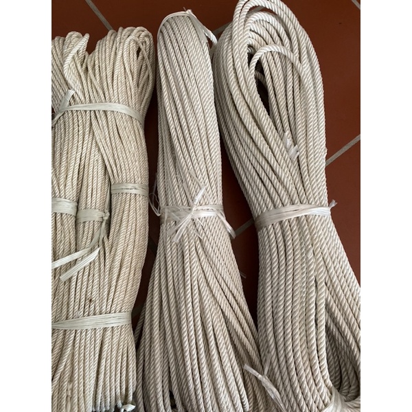 Dây thừng,dây nylon 6li,8li,1cm,1.2cm bền ,dai,chịu lực tốt
