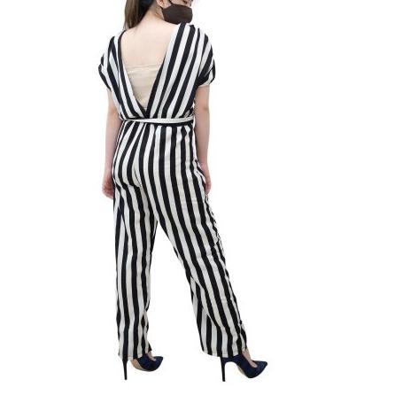 Jumpsuit Tay Ngắn Dáng Dài Kiểu Hàn Quốc Thiết Kế Dễ Thương Cho Nữ