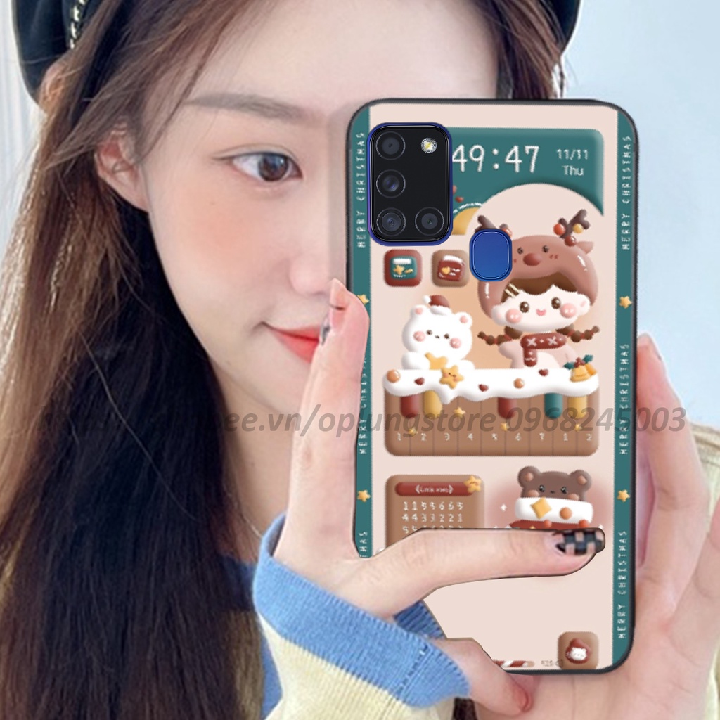 Ốp lưng Samsung A21s / M31 / M51 in hình 3D gấu,thỏ cute dễ thương