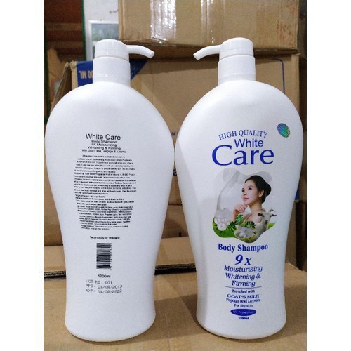 Sữa Tắm Dê White Care trắng mịn 1200ml - Sữa Tắm Thái Lan Chính Hãng