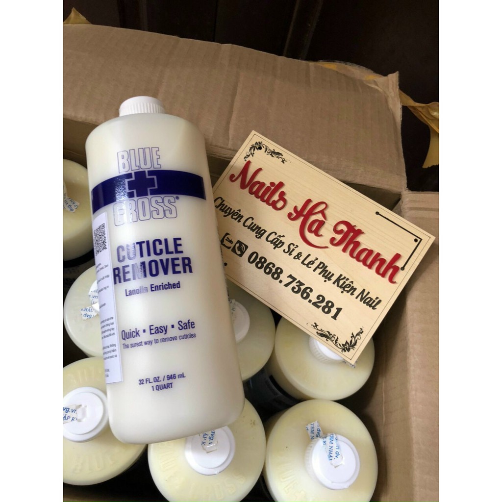 [ Hàng Chính Hãng ] Nước Làm Mềm Da Nail Blue Cross 946ml Không Ủ Nhập Khẩu Mỹ | BigBuy360 - bigbuy360.vn