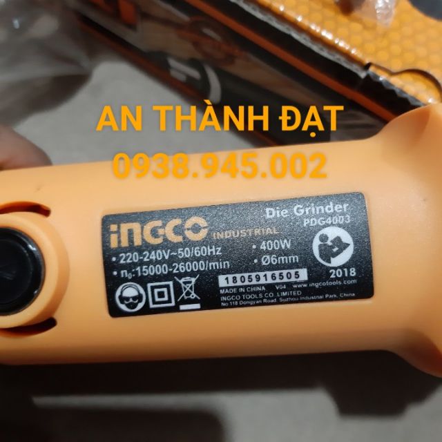 MÁY MÀI KHUÔN CHUYÊN DÙNG 400W INGCOMODEL: PDG4003