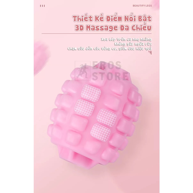 Con Lăn Yoga Massage Bắp Tay, Bắp Chân, Toàn Thân Tiện Dụng Chất Lượng Cao Chính Hãng Eros Store