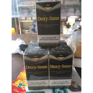 Thuốc Doxy-Sone trị sưng phù đầu, sốt không rõ nguyên nhân