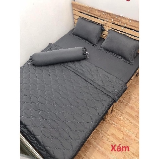 [XẢ KHO]  Bộ Drap Thun Màu Hàn Quốc Mát Lạnh