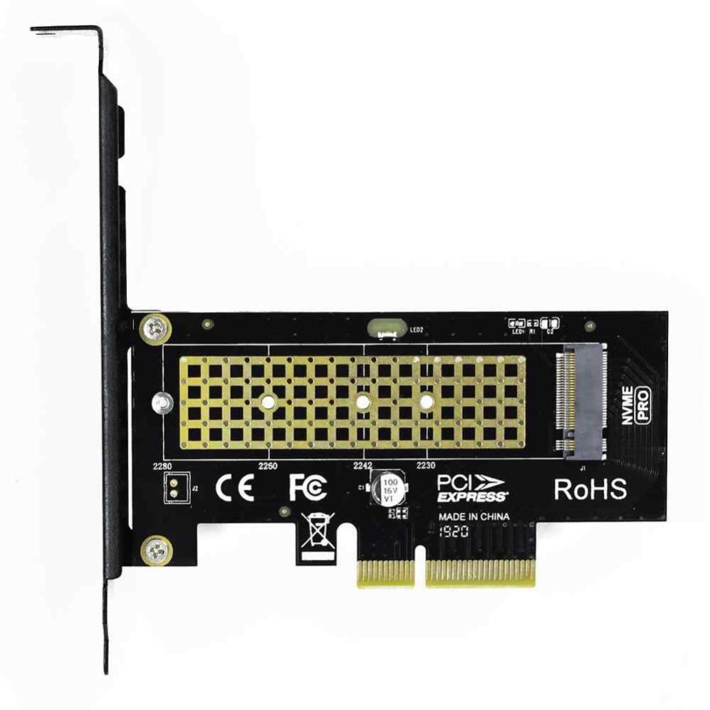 Card Adapter JEYI SK4 - Card Chuyển Đổi SSD M2 PCIe Gen3 x4 To PCI-E 4x - M2 NVMe Adapter