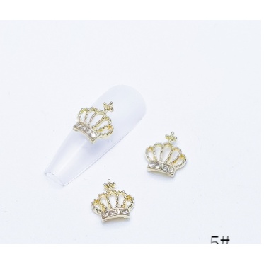 Charm vương miện trang trí nail