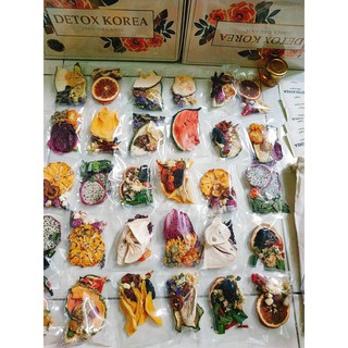 DETOX VIP HOT NHẤT THỊ TRƯỜNG MIX 5 VỊ HOA QUẢ KÈM BÌNH VÀ ĐƯỜNG MẬT