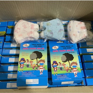 (SỈ THÙNG) Khẩu trang 5D MASK , công nghệ NHẬT BẢN, KHÁNG KHUẨN, NGĂN NGỪA KHÓI BỤI ĐỘC HẠI, HỘP 10 Chiếc, Thùng 100 hộp