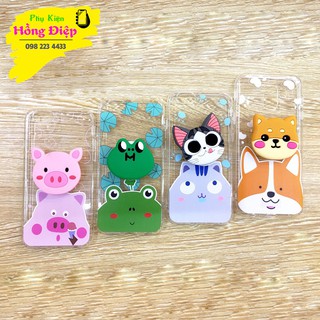 Ốp Lưng Mèo Và Heo Kèm POP