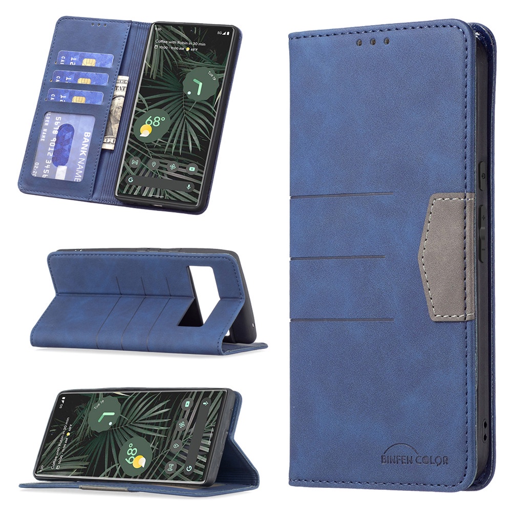 Ốp Điện Thoại Da PU Dạng Ví Nắp Lật Có Ngăn Đựng Thẻ Và Giá Đỡ Sang Trọng Cho Google Pixel 7 6 Pro