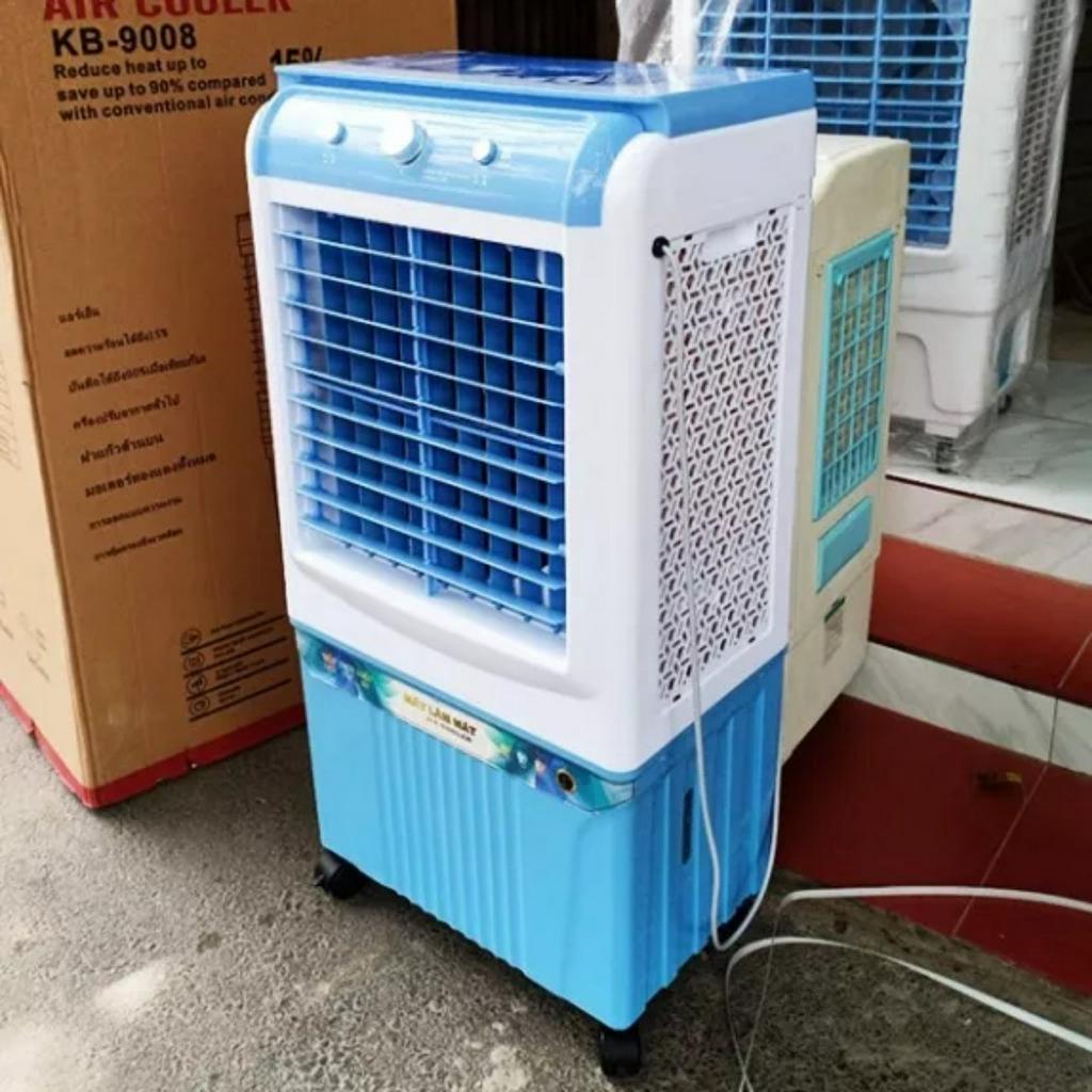 QUẠT ĐIỀU HOÀ HƠI NƯỚC ĐỦ SIZE TỪ 40L-120L HS-588S + TẶNG 2 ĐÁ KHÔ CÓ BÁNH XE