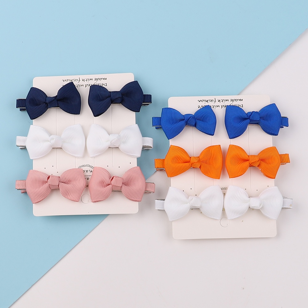 Set 6 kẹp tóc KIDSBOWS hình nơ dễ thương dành cho bé gái