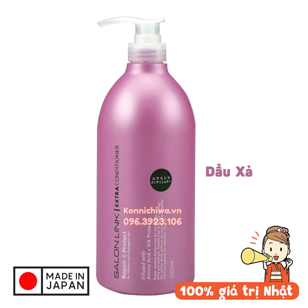 Dầu Xả Siêu Dưỡng SALON LINK Extra Treatment In chai lớn 1000ml | Hàng nội địa Nhật