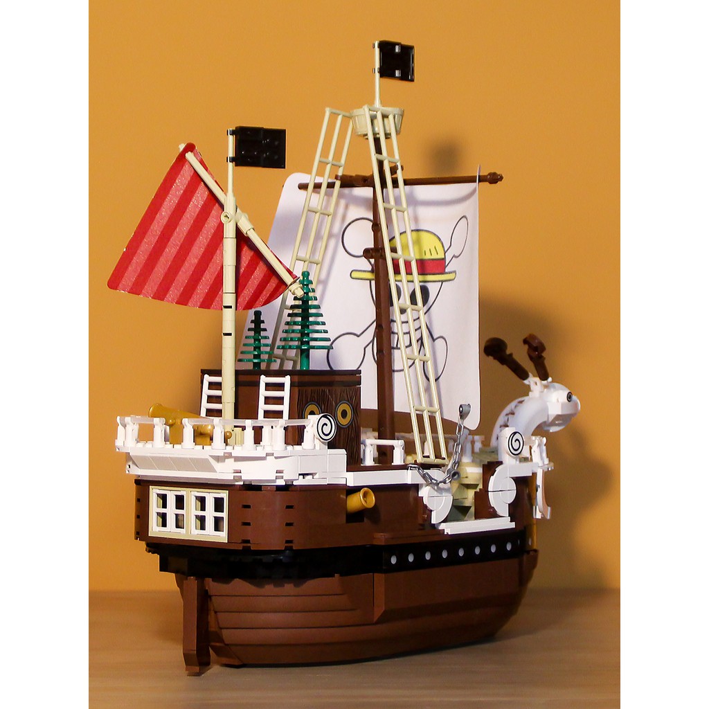 Lắp ghép Mô hình One Piece  Merry Pirate Ship Boa Hancock Pirate Ship Thuyền Đảo Hải Tặc Thousand Sunny Pirate Ship