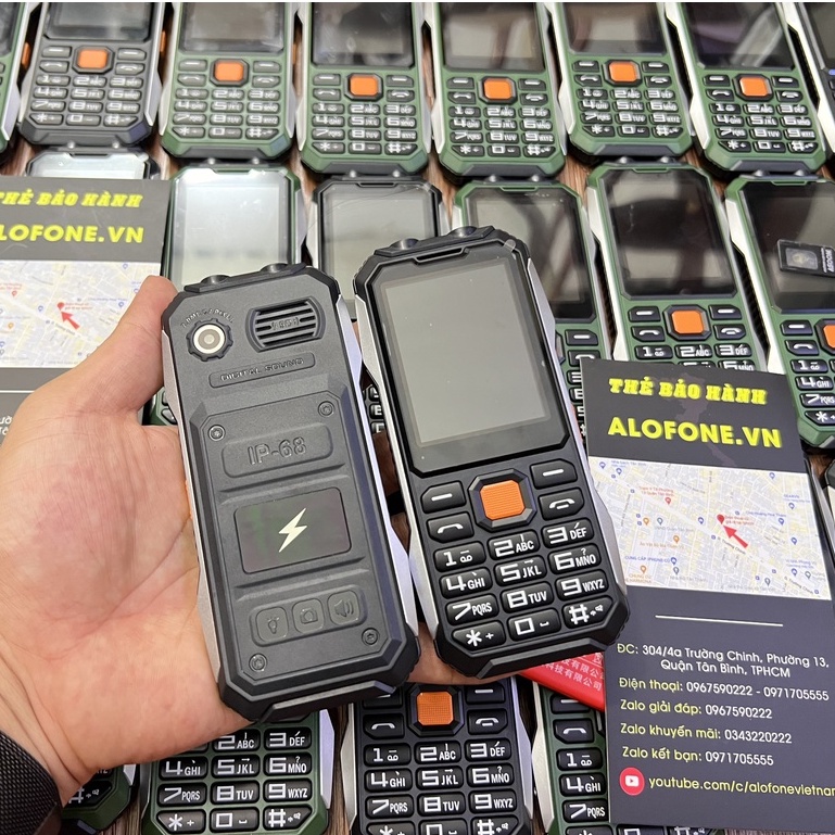 Điện Thoại Land Rover A6 Pin khủng 6800 mah nghe gọi 3-7 ngày màn hình rộng 2.6 in