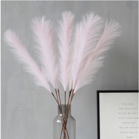 1 Nhánh 9 Cành Lá Cây Nhân Tạo Trang Trí Nội Thất / Tiệc Cưới