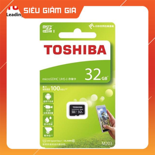 Thẻ Nhớ MicroSDHC 32GB Toshiba 100MB/s - M203