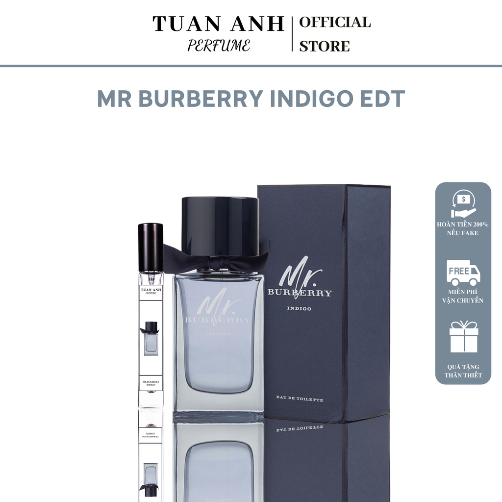 Nước hoa nam chính hãng thơm lâu Burberry Indigo EDT cao cấp TUANANHPERFUME