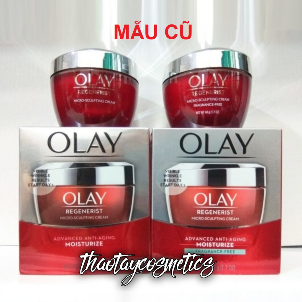 Kem dưỡng ẩm chống lão hóa Olay Regenerist Micro-Sculpting Cream Face Moisturizer (48g)