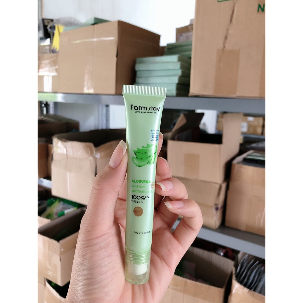 Lăn mắt lô hội,Tuýp gel lô hội lăn giảm thâm quầng mắt nha đam Aloe Vera100 % | BigBuy360 - bigbuy360.vn
