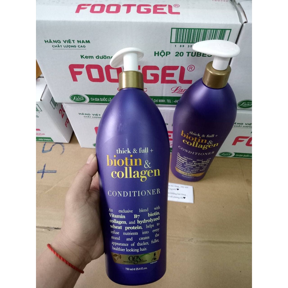 Dầu xả biotin collagen 750ml