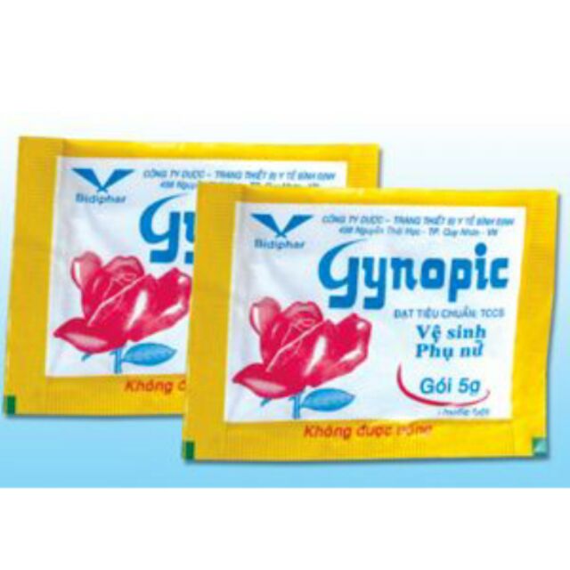 Combo 10 túi Bột Vệ Sinh Phụ Nữ GYNOPIC 5g