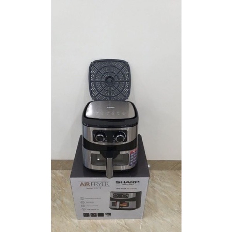 ❄️Nồi Chiên Không Dầu Sharp KS-10 dung tích 10L Mặt Trước Có Kính