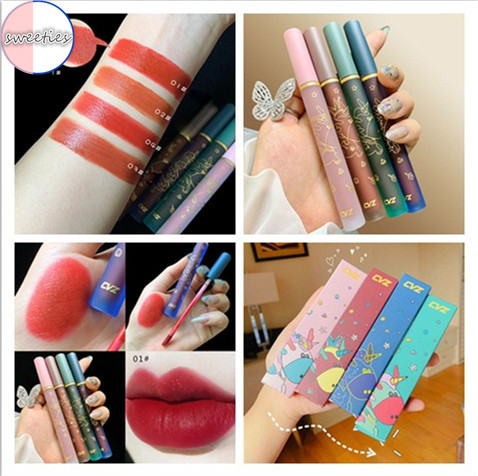 (Hàng Mới Về) Son Môi Dưỡng Ẩm Chống Thấm Nước Màu Nhung Mờ Dành Cho Nữ | BigBuy360 - bigbuy360.vn