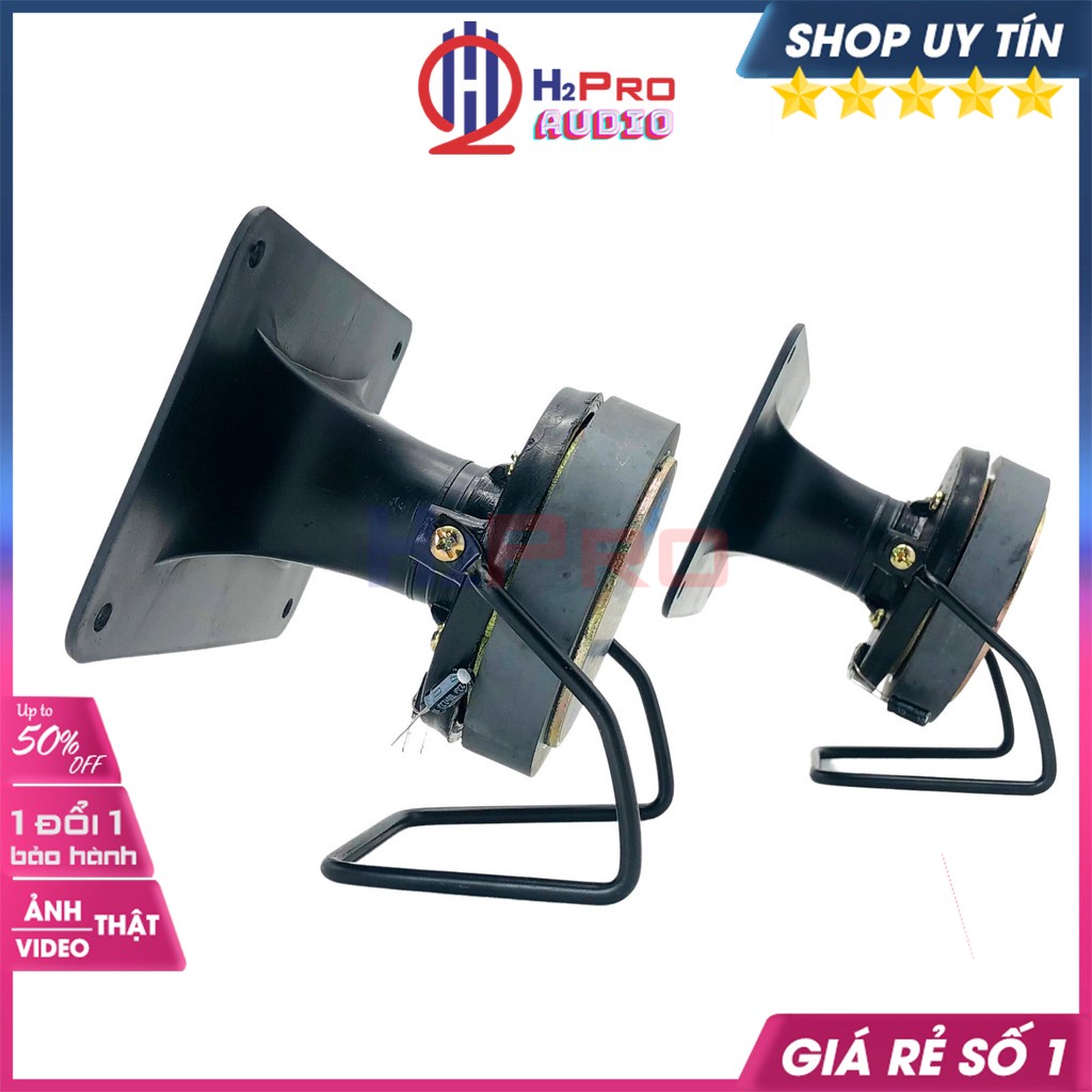 Đôi Loa Treble Kèn, 2 Loa Tép Rời Thumper JBM 13x9cm 200W-Từ 80 Cao Cấp, Tiếng Treble Sáng Khoẻ, Hàn Sẵn Tụ-H2Pro Audio