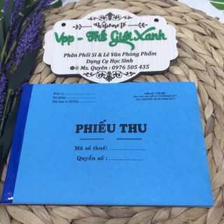 PHIẾU THU 1 LIÊN (H)