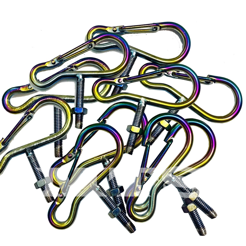 Móc Treo Đồ Xe Máy Loại Kẹp-Chữ U-Lưỡi Câu Titan MTS