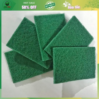 Miếng rửa chén cước xanh chà xoong nồi - Miếng rửa chén tiện lợi dễ dàng sử dụng - combo 10 miếng