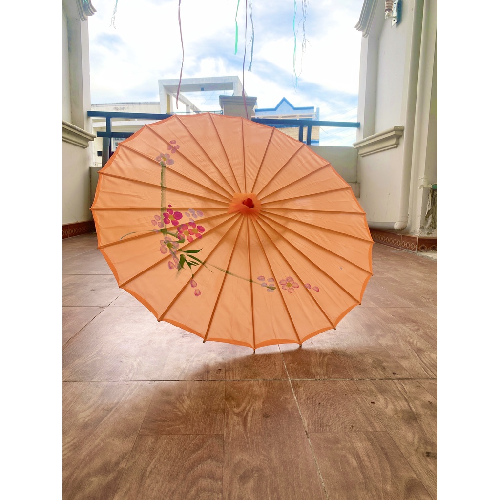 DÙ CỔ TRANG MÚA BIỂU DIỄN TRANG TRÍ, DÙ CỔ TRANG CHỤP HÌNH PHONG CÁCH NHẬT BẢN, TRUNG QUỐC BẰNG TRE VÀ VẢI