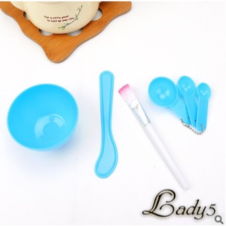 Bộ dụng cụ bát trộn đắp mặt nạ DIY 4 in 1 cực  kì tiện lợi