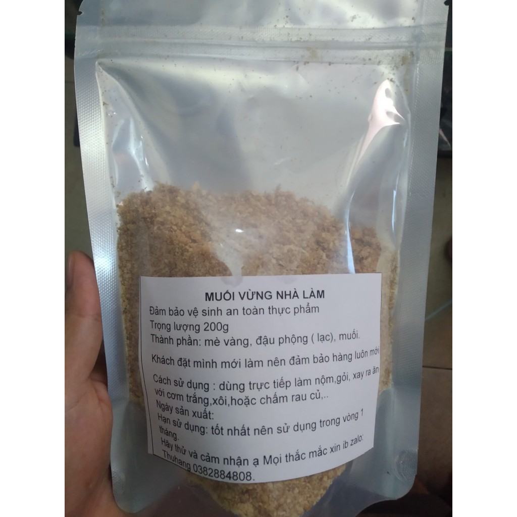 MUỐI VỪNG NHÀ LÀM 200gram | BigBuy360 - bigbuy360.vn