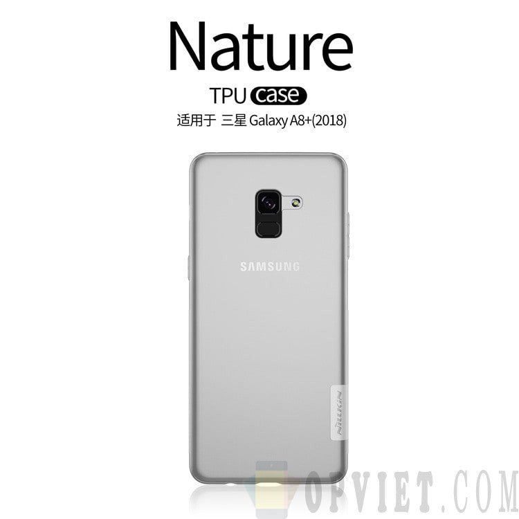 Ốp Lưng Silicon Hiệu Nillkin Dành Cho Samsung Galaxy A8 Plus
