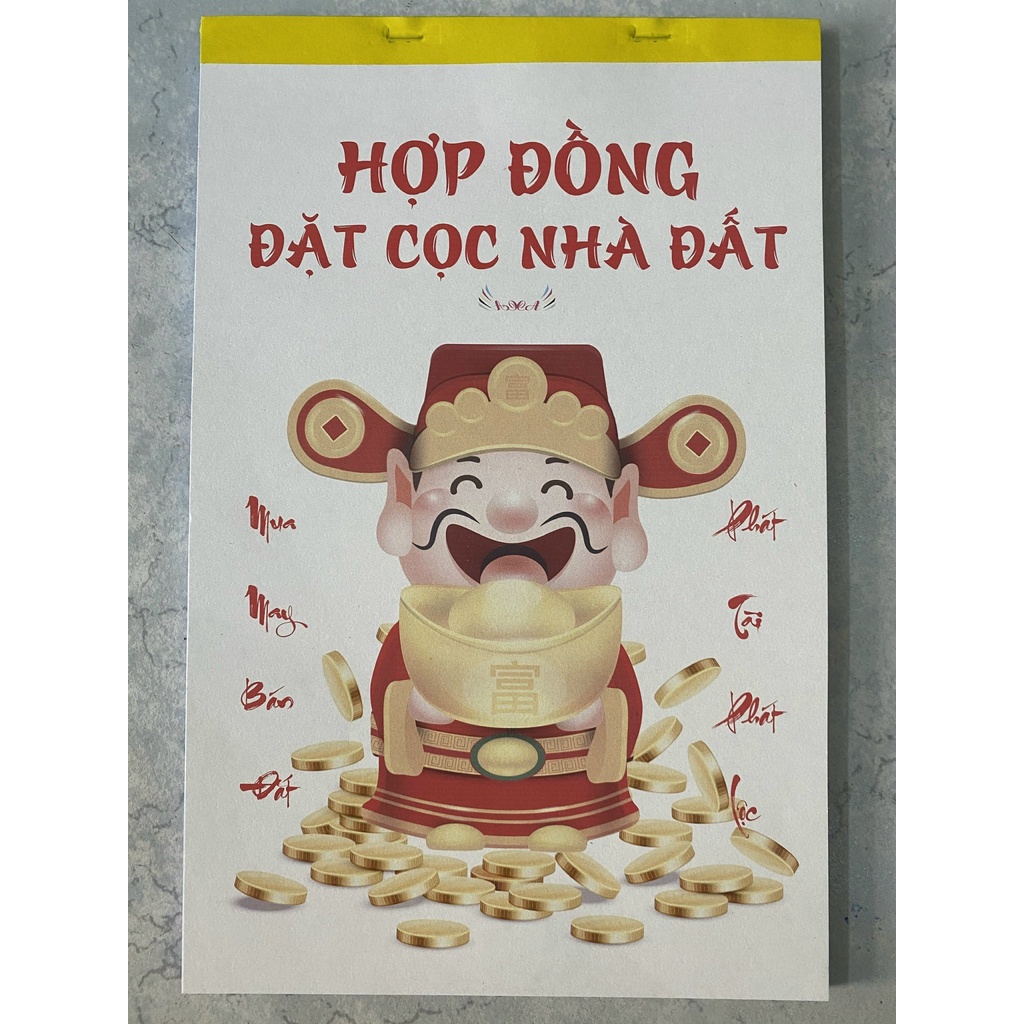 Hợp đồng đặt cọc nhà đất 2 liên, 3 liên