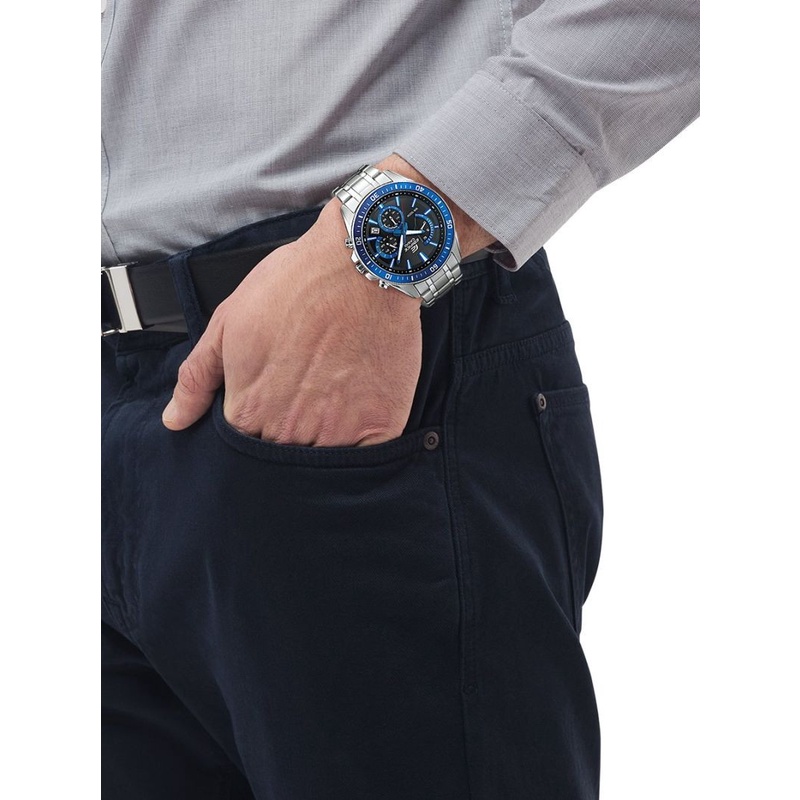 Đồng Hồ Nam Casio Dây Kim Loại Chính Hãng EDIFICE EFR-552D-1A2V