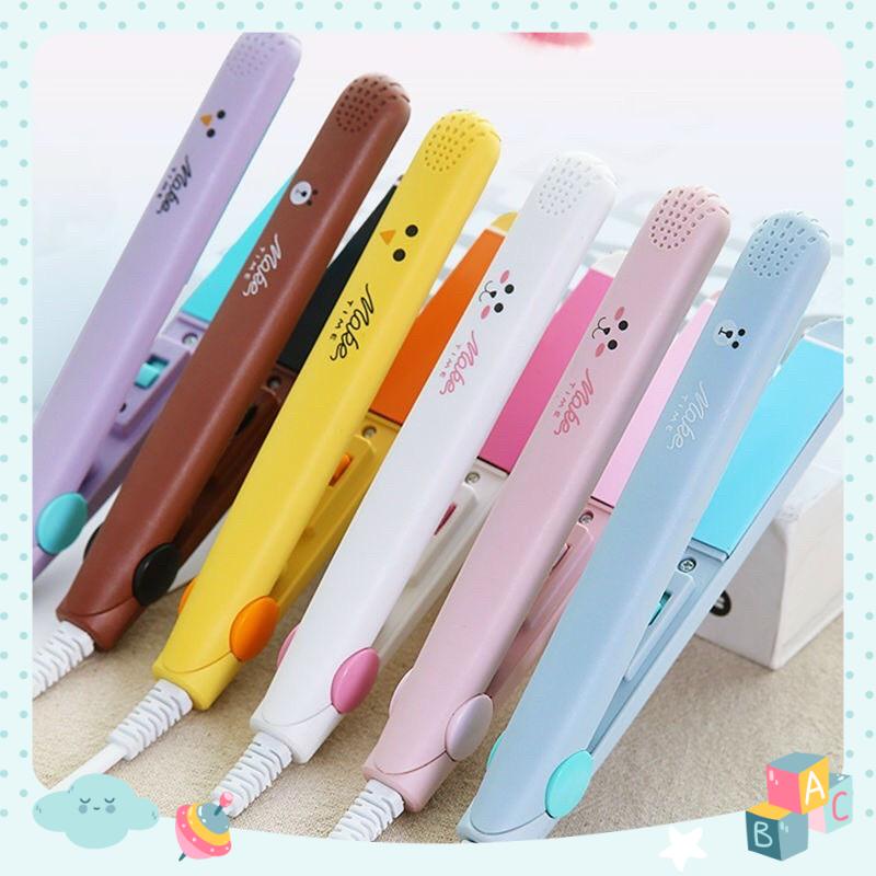 Máy duỗi tóc mini phong cách Hàn Quốc, máy ép tóc, máy kẹp tóc mini
