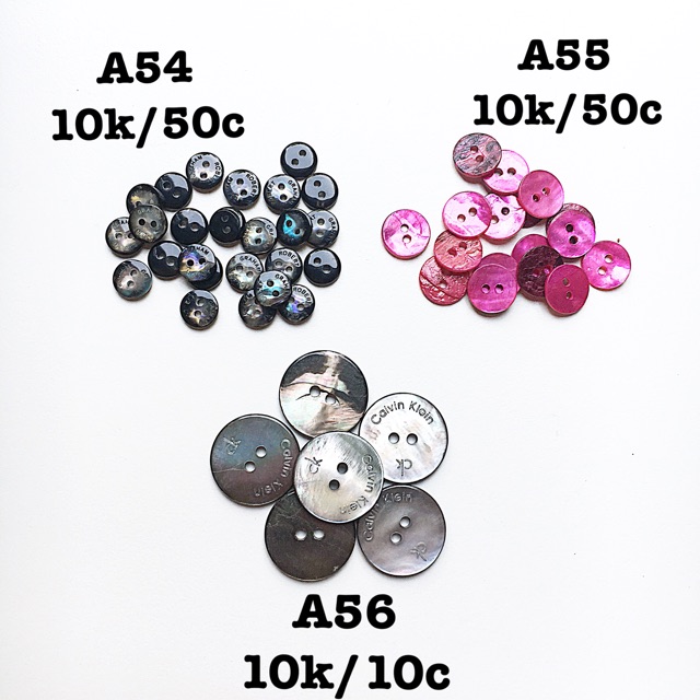 NÚT XÀ CỪ NHỎ - NÚT ÁO - Túi 50c