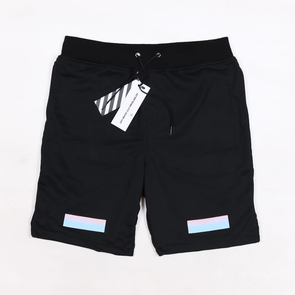 Off White Quần Short Thời Trang Cá Tính Trẻ Trung