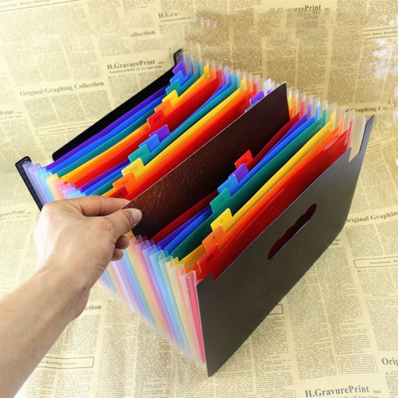 Túi Đựng Tài Liệu Khổ A4 48 Ngăn Chống Thấm Nước Tiện Dụng