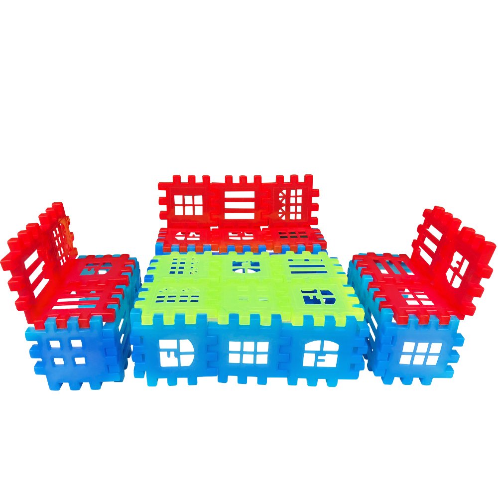 Đồ Chơi Cho Bé Ghép Hình Thông Minh 90 Chi Tiết Hãng Vijago Việt Nam