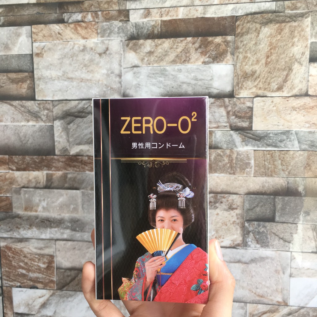 Bao cao su ZeRo - O2 Siêu mỏng, Siêu trơn. Chính hãng nhập khẩu nhật bản 100% - Nhà thuốc Nhật Thành