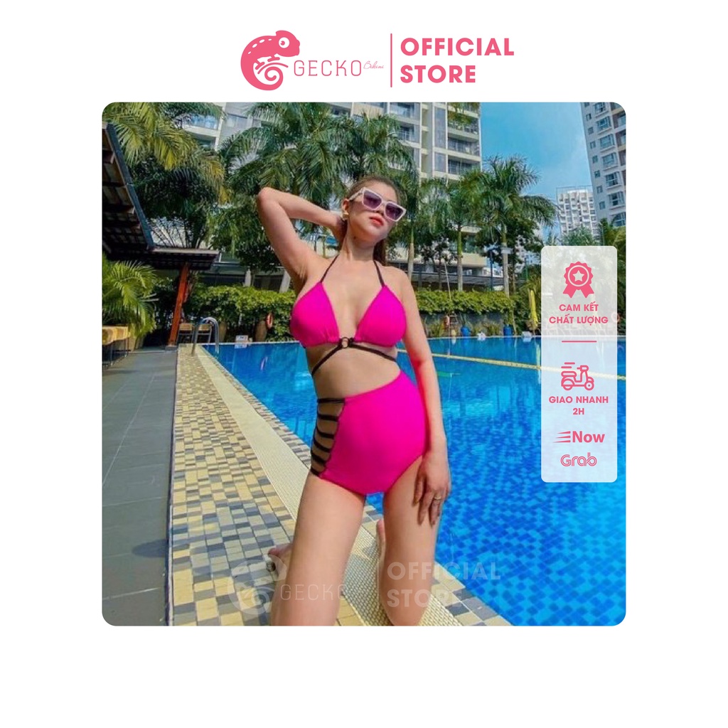 Bikini Đồ Bơi 2 Mảnh Phối Khoen Dạ Quang GK0263 (Ảnh Thật, 2 Màu)