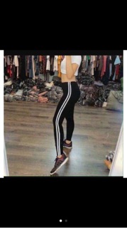 Quần legging 2 sọc